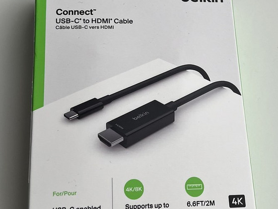 Belkin CONNECT Cable USB-C to HDMI Cable - 4K/8K , (2m)