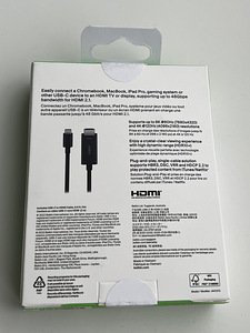 Belkin CONNECT Cable USB-C to HDMI Cable - 4K/8K , (2m) (2 фото из 4)