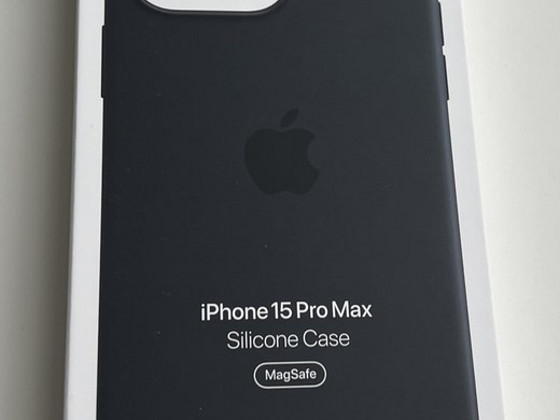 Apple iPhone 15 Pro Max Silicone Case Black