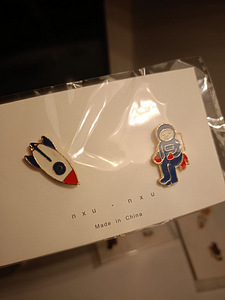 Tihvtide komplekt "Kosmonaut ja rakett" (1 foto / 3)
