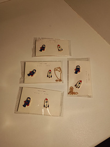 Tihvtide komplekt "Kosmonaut ja rakett" (2 foto / 3)