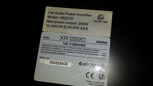 Võimendi Clarion XR2220 (5 foto / 5)