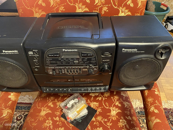 Panasonic RX-DT600 Radio CD Dual Cassette, vanakooli makk, s