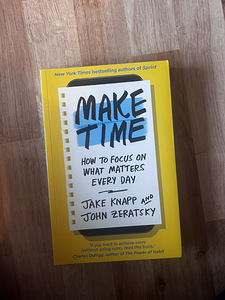 Raamat “Make time: how to focus on what matters every day” (1 foto / 5)