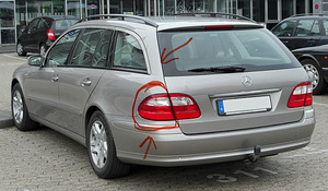 Mercedes S211 tagatuled universaali oma (4 foto / 4)