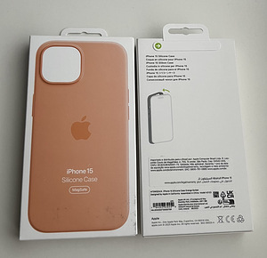 Apple iPhone 15 Silicone Case with Magsafe , Orange Sorbet (1 foto / 1)