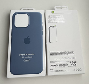 Apple iPhone 15 Pro Max Silicone Case , Winter Blue (1 foto / 1)