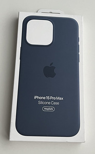 Apple iPhone 15 Pro Max Silicone Case , Storm Blue (1 foto / 2)