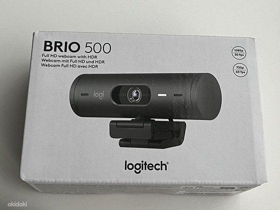 Logitech Brio 500 , Black