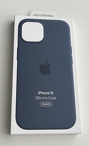 Apple iPhone 15 Silicone Case with Magsafe , Storm Blue (1 фото из 2)