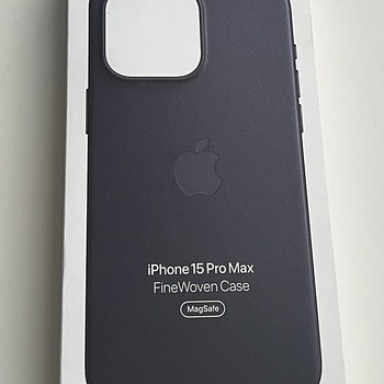 Apple iPhone 15 FineWoven Case with MagSafe , Black