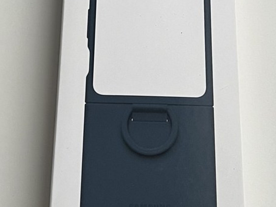 Samsung Galaxy Flip5 Silicone Case with Ring , Indigo