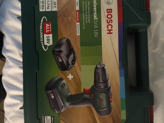 Аккумуляторная дрель bosch + X60