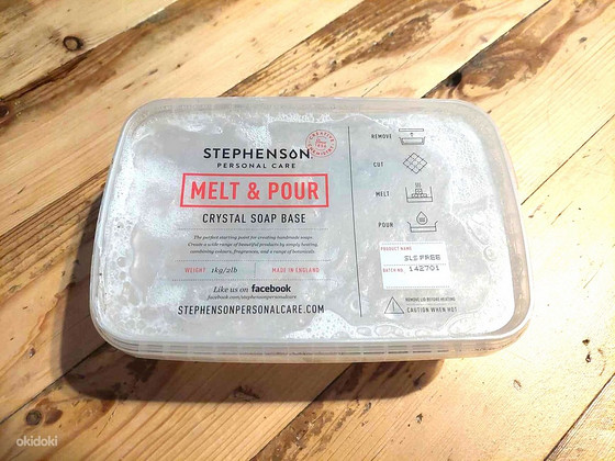 Мыло Stephenson Melt&Pour производственный вес 1 кг.