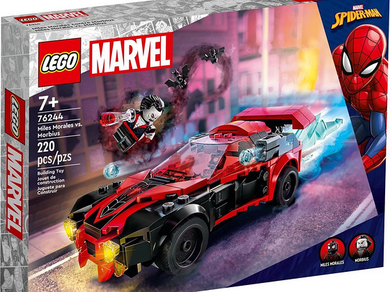 Новый Lego Marvel 76244 Miles Morales vs. Morbius 220деталей