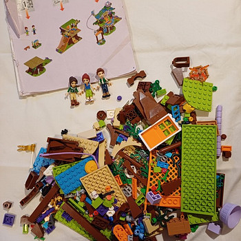 Lego friends 41335 дерево, сетка для лазания, скейтборд