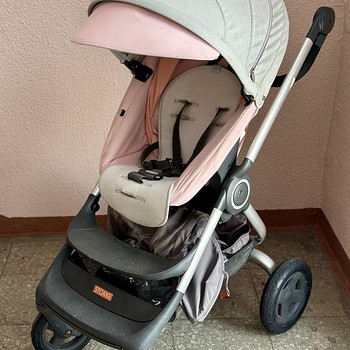 Stokke Scoot V2 Stroller Soft Pink lapsevanker, heas korras