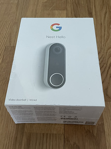 Новый Google Nest Hello Video Doorbell Wired (1 фото из 3)