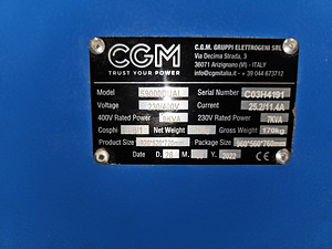 Diiselgeneraator CGM s9000dual 7.2kw (2 foto / 7)