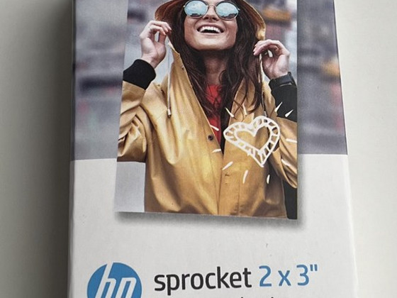 HP Sprocket 2 x 3" Zink Photo Paper , 50 pack 2x3