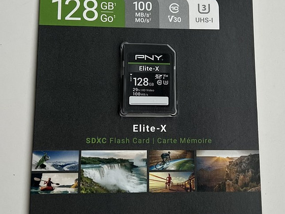 PNY Elite-X SDXC Flash Card 128gb