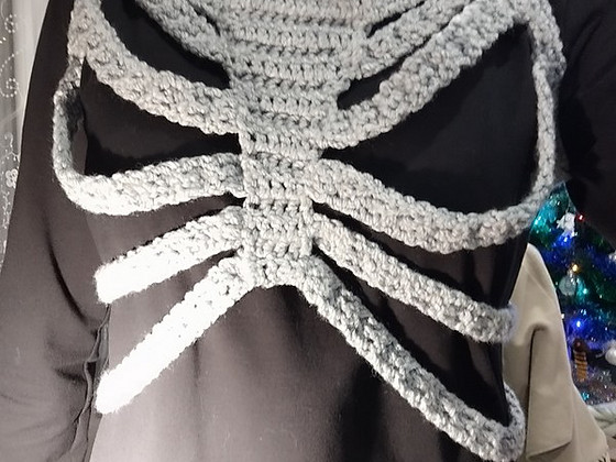 Kootud skelett top