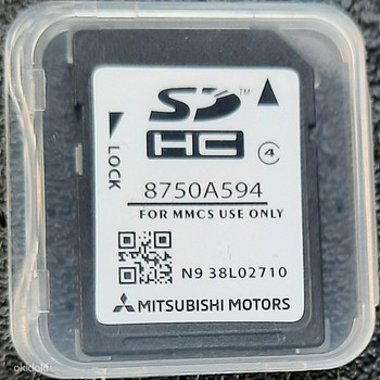Mitsubishi MMCS SD Card Navigation SAT NAV Map 2025-A Europe