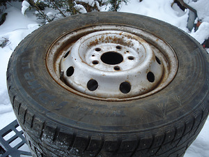 Шины + диски для микроавтобуса Рено, Пежо 215/75 R16C (4 фото из 5)