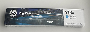 HP 913A Cyan Original PageWide Cartridge (1 foto / 3)