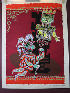 Pinchas Shaar (1923-1996) jewish holidays serigraafia (5 foto / 10)