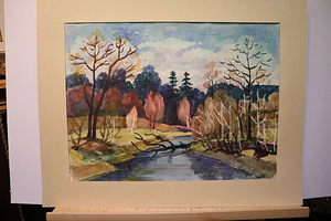 EESTI KUNST! Kirill Prozes (1914-2001) akvarellid (3 foto / 9)