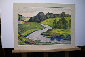 EESTI KUNST! Kirill Prozes (1914-2001) akvarellid (4 foto / 9)