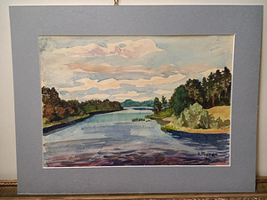 EESTI KUNST! Kirill Prozes (1914-2001) akvarellid (7 foto / 9)