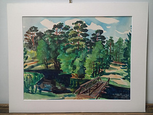EESTI KUNST! Kirill Prozes (1914-2001) akvarellid (1 foto / 9)
