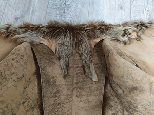 Naturaalne naiste lambanahkne mantel. (10 foto / 10)