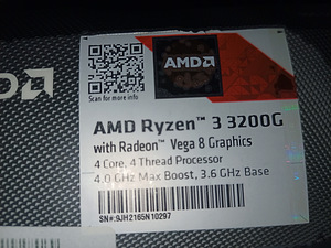 Графический процессор AMD Ryzen 3 3200G Vega 8 (BOX) (3 фото из 6)