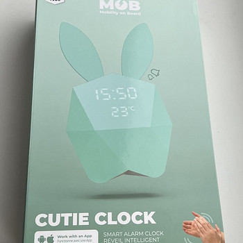 MOB Cutie Clock , Turquoise