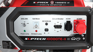 Бензиновый генератор SUPTECH 10000TE-II 380В/220В (4 фото из 9)