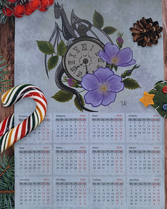 Kalender 2024. aastaks (2 foto / 2)