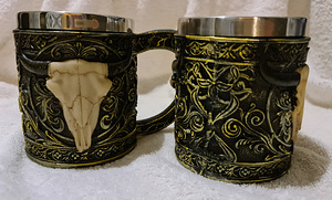 Kruusid kohvi, tee ja muude jookide jaoks 350-400ml kingitus (8 foto / 9)