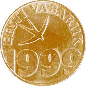 1 kroon Eesti 1999. a (2 foto / 2)