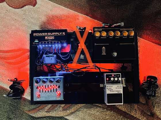 Bass pedalboard