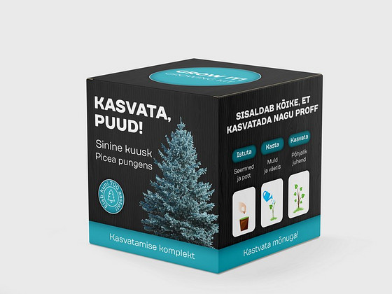 Kasvatamise komplekt. Hea kinkeidee. Saa mõnu kasvatamisest.
