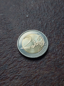 2 евро Латвийский Ачу 2015 UNC (2 фото из 2)