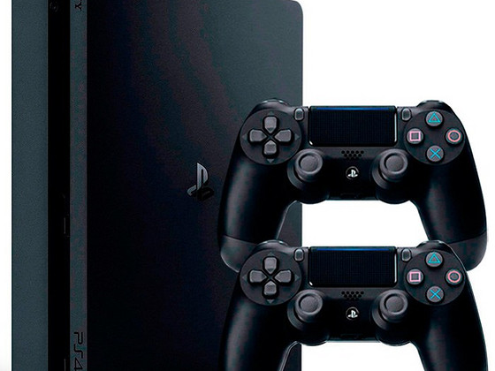 SONY PLAYSTATION 4 / ДВА ДЖОЙСТИКА / 4 ИГРЫ / ВСЕ КАБЕЛЯ