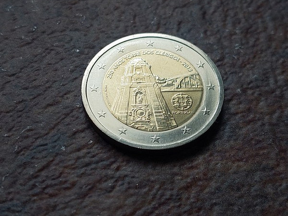 2 euro portugal clerigos 2013