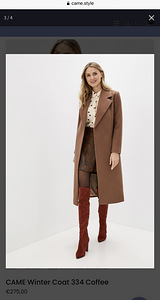 Uus CAME Villane mantel. Шерстяное пальто. Wool coat. (1 foto / 2)