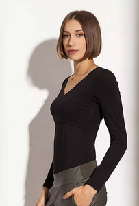 MUST PUUVILLANE BODYSUIT rasedatele ja imetavatele emadele (2 foto / 3)