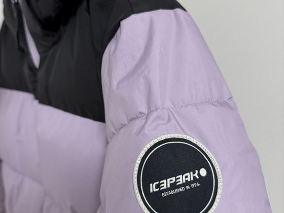 Icepeak женская фиолетовая, черная куртка