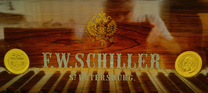 F.W. Schiller klaver 1861a. (2 foto / 9)